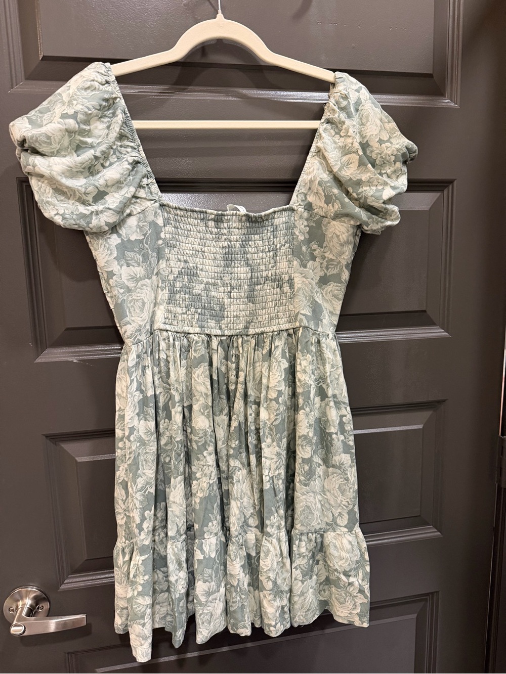 Altar’d State Collie Mini Dress in Sage Floral - Picture 3 of 4